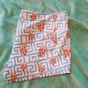 Feed Me Fight Me Pizza Shorts